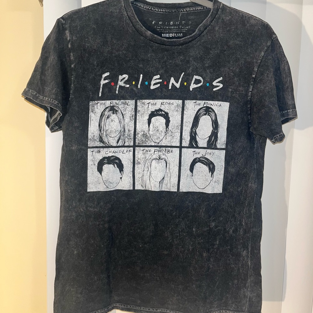 Grey Graphic Friends T-Shirt